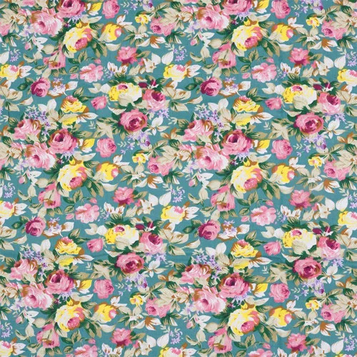 Miniatura 5 de Green Fat Quarters - Paquetes de tela de edredón precortado, 18 x 22 pulgadas (floral verde)