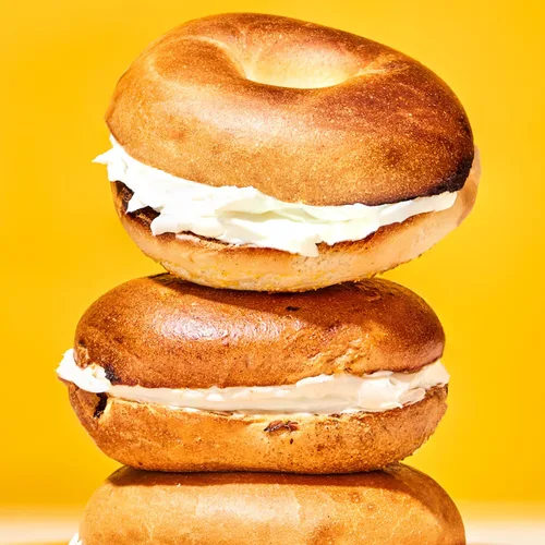 Miniatura 4 de Toufayan Bagels precortados lisos, veganos, kosher, 2 paquetes (12 bagels en total), textura suave, ideal para desayuno o sándwiches