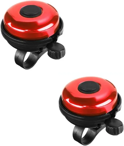 Miniatura 48 de Accmor Campana de Bicicleta Clásica, Campana de Bicicleta de Aluminio, Campana de Bicicleta de Sonido Fuerte Nítido y Claro para Adultos y Niños