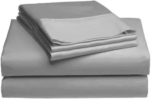 Miniatura 6 de Blue Ridge Home Fashions Juego de sábanas de algodón transpirable de 1000 hilos, tamaño California King, paja-4 piezas a rayas Paja-4pc-rayas