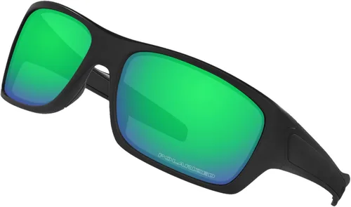 Miniatura 2 de BroLizard - Lente polarizada para gafas de sol Oakley Turbine OO9263, verde