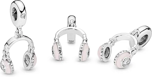 Miniatura 6 de PANDORA Joyería Auriculares Colgantes Circonita Cúbica Charm en Plata de Le, Metal Esmalte, Circonita Cúbica