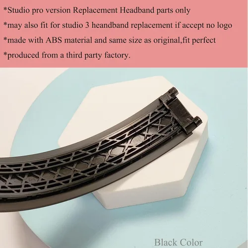 Miniatura 3 de Studio Pro - Accesorios de repuesto para banda de cabeza, auriculares inalámbricos Studio Pro con kit de reparación (negro)