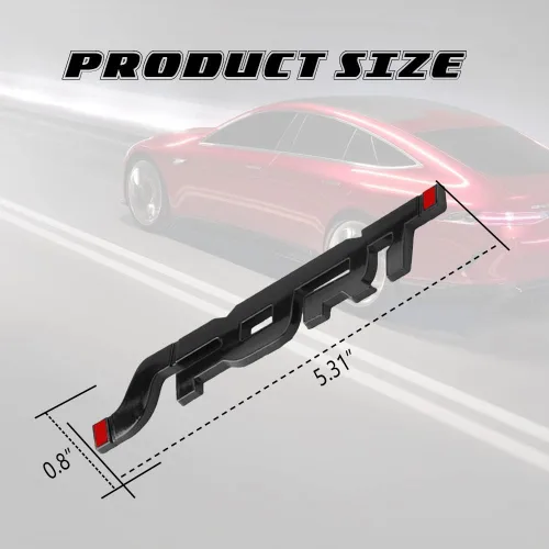 Miniatura 2 de Adhesivo Deportivo de Metal para Automóvil, Emblemas Deportivos de Automóvil, Emblema 3D Premium para Guardabarros Lateral y Maletero Trasero