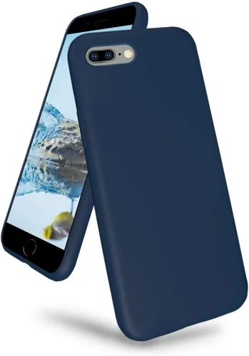 Miniatura 15 de Funda compatible con iPhone 8 Plus/7 Plus (5.5 pulgadas), [protección contra caídas] [arañazos] de silicona líquida a prueba de golpes, antihuellas