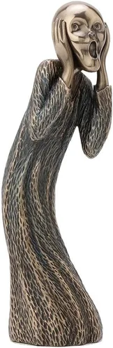 Miniatura 2 de Veronese Design Edvard Munch The Scream - Figura artística con acabado de bronce antiguo de 8 pulgadas