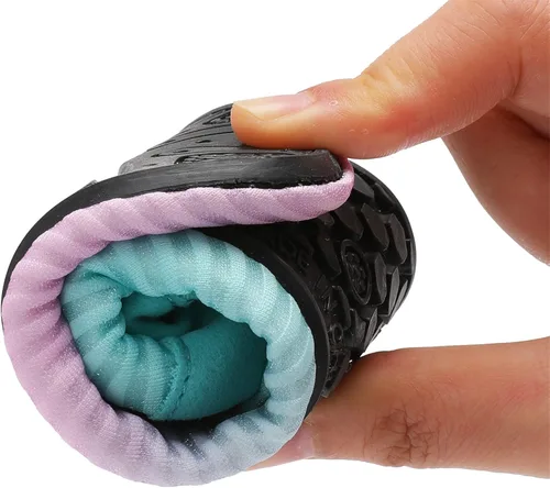 Miniatura 5 de Scurtain - Zapatos acuáticos para niños, calcetines acuáticos de secado rápido con sensación de pies descalzos para niños, niñas y bebés con suela