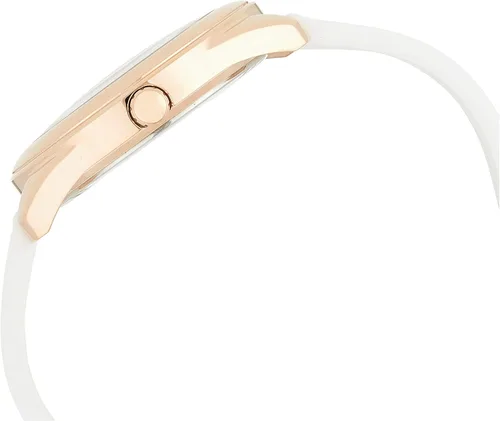 Miniatura 3 de Guess G Twist Reloj de señoras de correa de silicona con esfera blanca W0911L5