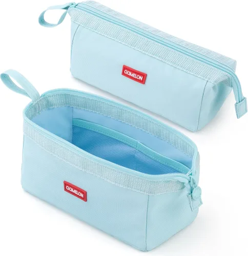 CICIMELON Estuche para lápices de gran capacidad, bolsa para lápices, para la escuela, adolescente, niña, niño, hombres y mujeres Azul