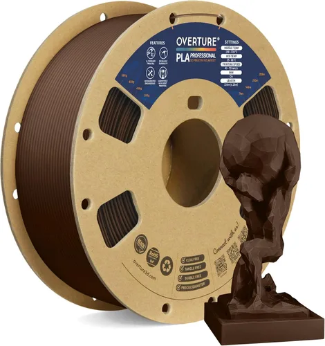 Miniatura 61 de Overture PLA Plus (PLA+) Filamento de 1/16 pulgadas, dureza mejorada con rollo PLA, con superficie de construcción 3D de 7.87 × 7.87 pulgadas, PLA