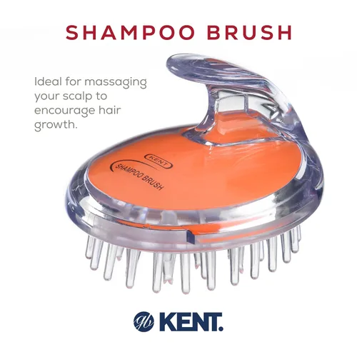 Miniatura 3 de KENT SH1 - Champú/acondicionador, masaje del cuero cabelludo y cepillo húmedo para ducha para el crecimiento del cabello, 42 cerdas de goma suave