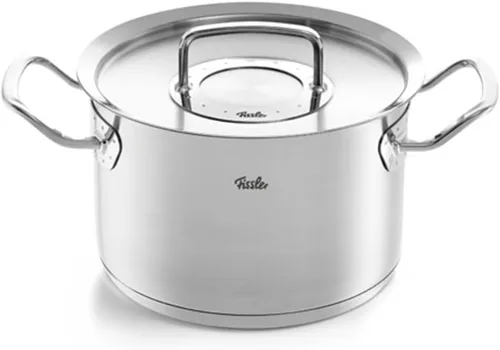 Miniatura 7 de Fissler Original-Profi Collection Rondeau de acero inoxidable de 1.5 cuartos de galón con tapa de metal