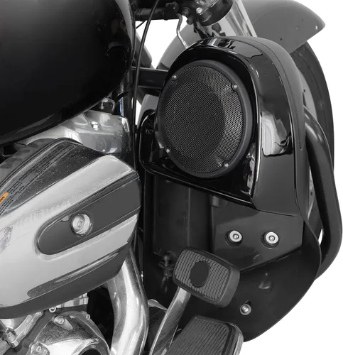 Miniatura 8 de TCT-MOTORPARTS Cubierta de parrilla de altavoz con tapa de alforja de 6.5 pulgadas para Harley Touring Electra Glide 1983-2023