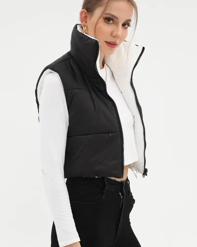 Miniatura 7 de Xeoxarel Chaleco acolchado reversible con bolsillos para mujer (XS-XXL)