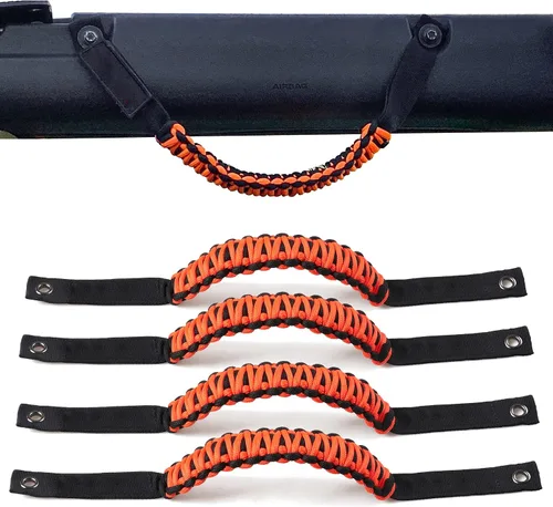 Miniatura 32 de Asas de agarre de barra antivuelco para Ford Bronco 2021 2022 2023 2024 2025 2 accesorios de 2 puertas y 4 puertas, mango de agarre de paracaídas