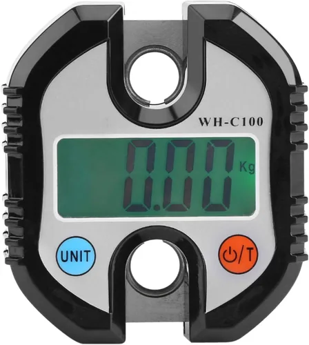 Miniatura 6 de Mini báscula digital de grúa pequeña báscula de grúa en forma de S 3307lbs1102lbs de doble precisión con pantalla LCD báscula electrónica portátil