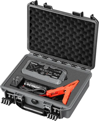 Miniatura 7 de Funda para NOCO Boost GB40 y GB20 – Funda de transporte rígida impermeable con espuma precortada personalizada, caja de viaje protectora a prueba