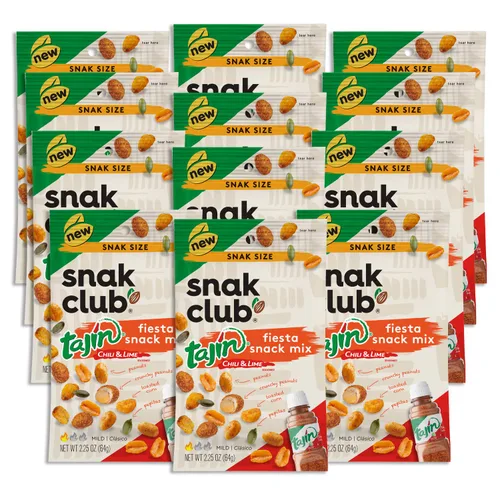 Miniatura 4 de Snak Club Tajin Fiesta Snack Mix, bolsas de 2.25 onzas (paquete de 12)