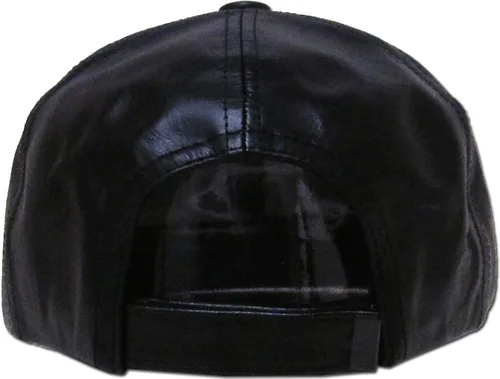 Miniatura 5 de KBETHOS Gorra de béisbol de cuero genuino de Bill Fabricado en Estados Unidos