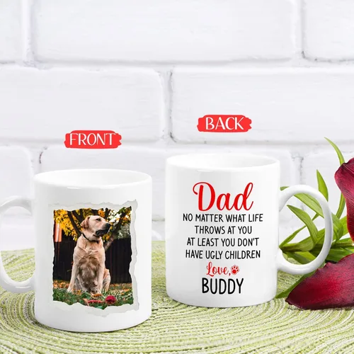 Miniatura 6 de Personalized Dog Dad Name Mug, Dog Lover Tea Cup Gift, Dog Father's Coffee Mug, Dog Daddy Gifts For Dog Lover, Custom Dog Dad Mug With Photo, Dog