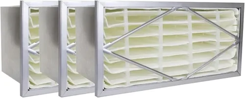 Filterbuy Cabezal de filtro de aire de 20x20x6 (paquete de 3), filtros de celda rígida HVAC (tamaño real: 17.75 x 17.75 x 5.75)