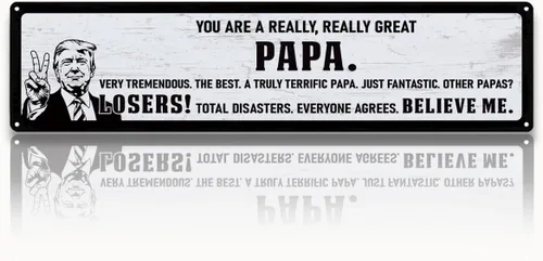 Miniatura 24 de Metal Fathers Day Gift, Retro Metal Tin Sign, Man Cave Decor, Papa's Garage, If He Can't Fix It We're Screwed, Garage Workshop Decor, Gift for Papa