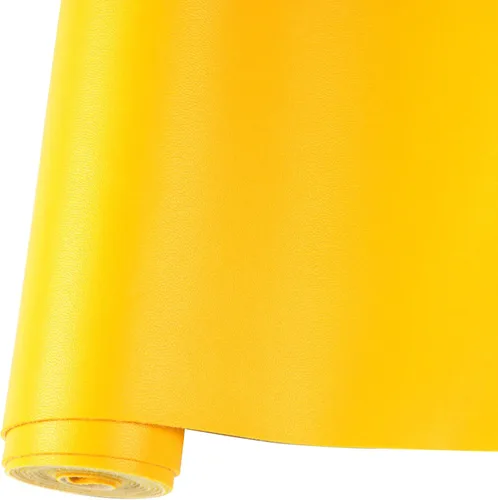 Miniatura 21 de Rollo de hojas de cuero sintético liso de color sólido 12"X53" (30cmX135cm), muy adecuadas para hacer manualidades, aretes de cuero, lazos, costura