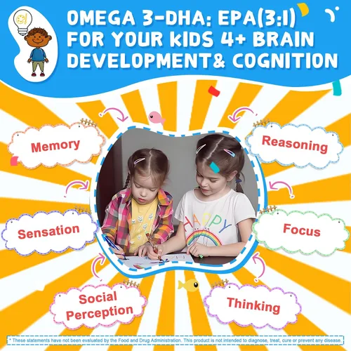 Miniatura 3 de Nextdia Gomitas rellenas de Omega 3 (EPA/DHA) para niños y adolescentes con multivitamínico, calcio + D3 + K2 + zinc, más vitamina A B1 B2 B12 C