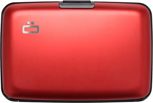 ÖGON -DESIGNS- Portatarjetas de aluminio, protección RFID contra fraude y desmagnetización, billetera compacta, funda inteligente modelo STOCKHOLM V1