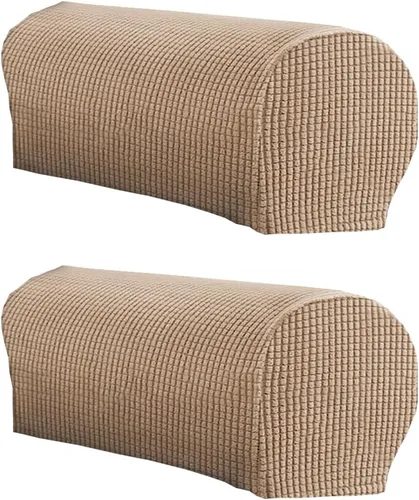 Miniatura 19 de LINGXIYA Funda de Reposabrazos de Terciopelo Suave y Elástico, Fundas para Reposabrazos de Sillas/Sofas, Fundas para Brazos de Sofá, Protector