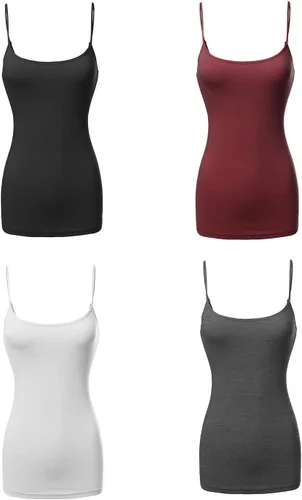 Miniatura 3 de Made by Emma Women's Adjustable Camisole for Women Spaghetti Strap Tank Top Camisoles
