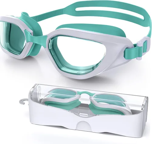 Miniatura 25 de Gafas de Natación, Gafas de Natación Unisex para Adultos Anti Niebla Anti UV Sin Fugas Visión Amplia para Hombres Mujeres Jóvenes