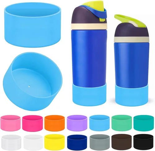 Miniatura 13 de 2 botas protectoras de silicona compatibles con Owala Kids de 16 onzas y 14 onzas, accesorios para 12 onzas, antideslizantes, resistentes a