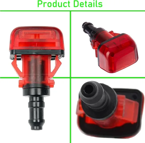 Miniatura 2 de Boquilla para limpiaparabrisas trasero compatible con H-onda Pilot MK2 EX EX-L LX Touring 2009 2010 2011 2012 2013 2014 2015