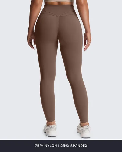 Miniatura 139 de Aoxjox Trinity - Pantalones de yoga de cintura alta con bolsillos para mujer, control de abdomen, cintura cruzada, leggings de entrenamiento suaves