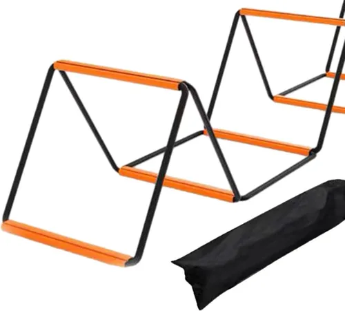 Miniatura 6 de Escalera de agilidad, escalera de velocidad, instalación instantánea, equipo de entrenamiento plegable, escalera de entrenamiento de agilidad