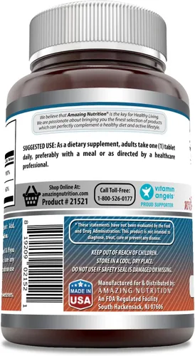 Miniatura 3 de Amazing Formulas - Suplemento de calcio con vitamina D3 Tabletas Sin OMG Sin gluten Fabricado en Estados Unidos (1 paquete 500 unidades)