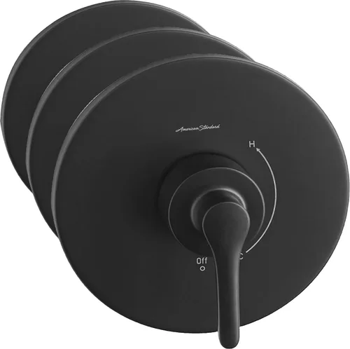 American Standard TU105500.243 Studio S Valve Only Trim Kit with Cartridge, Matte Black (Pack of 3)