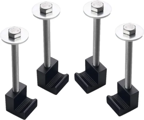 Miniatura 5 de DEWHEL Universal Premium Caja de Herramientas de Servicio Pesado con Sujeción, Ganchos en J de Aluminio, Caja de Herramientas Cruzada para Pickup