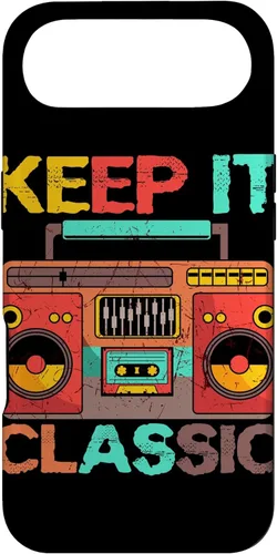 Miniatura 26 de Keep It Classic Radio 80s 90s Retro Vintage Cassette Player Funda para iPhone 17 Pro Max