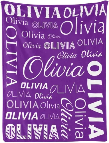 Miniatura 19 de Manta de bebé personalizada con nombre, manta personalizada con nombre, manta personalizada para adultos, niños, cumpleaños, Navidad, Día