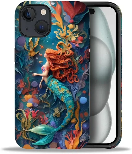 Miniatura 79 de DAIZAG Funda compatible con iPhone 11, hermoso color arena, patrón completo, carcasa rígida híbrida de plástico TPU + funda de protección