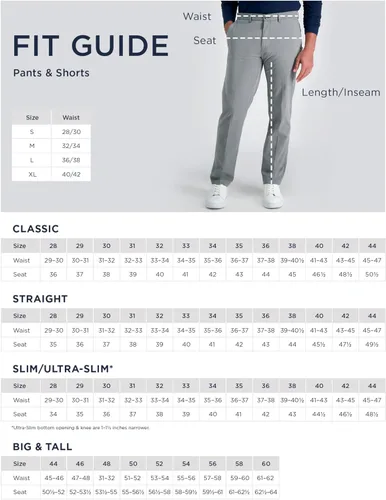 Miniatura 7 de Haggar Pantalón de vestir elástico en 4 direcciones para hombre