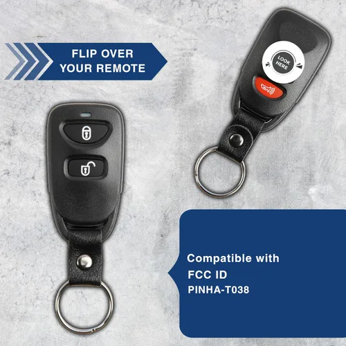 Miniatura 5 de KeylessOption Alarma remota del llavero del coche de la entrada sin llave para Hyundai Santa Fe Accent, Kia Rio Rio5 PINHA-T038