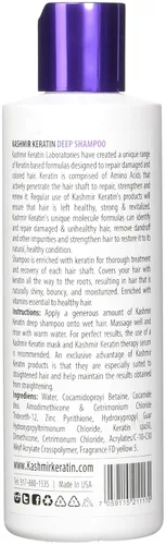 Miniatura 2 de Kashmir Keratin Champú profundo para cabello graso y dañado sin sulfatos ni parabenos NUEVA PRESENTACIÓN (8 fl oz)