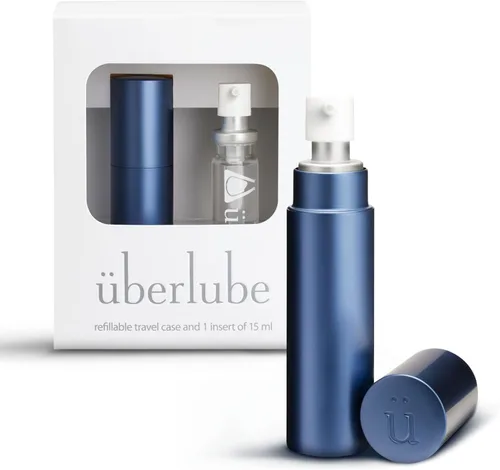 Miniatura 15 de Uberlube Lubricante de silicona - Good to Go Recarga de viaje, lubricante de silicona sin perfume, lubricación personal: lubricante sexual líquido