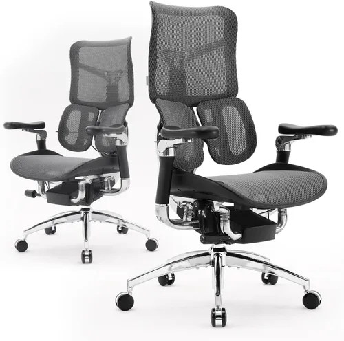 Miniatura 12 de SIHOO Doro S300 Silla Ergonómica de Oficina, Silla de Computadora, Silla Gaming con Soporte Lumbar Dinámico Doble, Reposabrazos Coordinados 6D