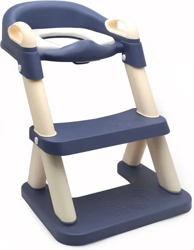 Escalera de asiento de entrenamiento para niños pequeños, silla de inodoro con escalón más ancho, entrenador de baño para niños pequeños