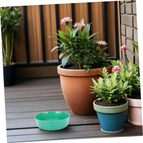 Miniatura 5 de Yardwe Tamiz de suelo ligero de malla de plástico para jardinería para filtrar piedras Fácil uso Tamiz de pantalla de jardín para compostaje casero