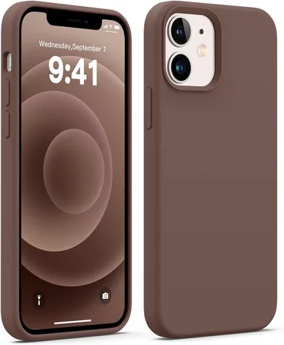 Miniatura 10 de JELE Funda a prueba de golpes diseñada para iPhone 11, funda de teléfono de silicona líquida con [forro de microfibra suave antiarañazos]